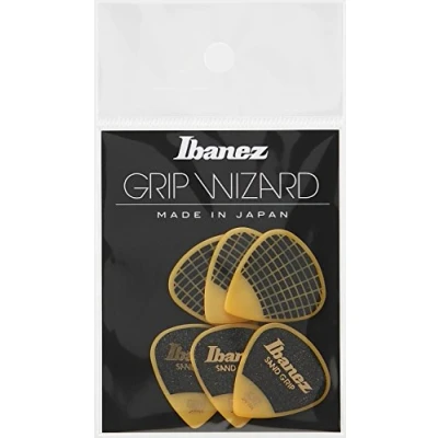 Afbeelding van Ibanez PA16HSG YE Sand Grip Plectrums 1.0mm (Yellow) Plectrum set