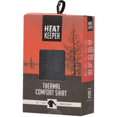 Afbeelding van Basic LS Thermoshirt Junior Antracite Melange 000 116 12 Grijs Thermokleding