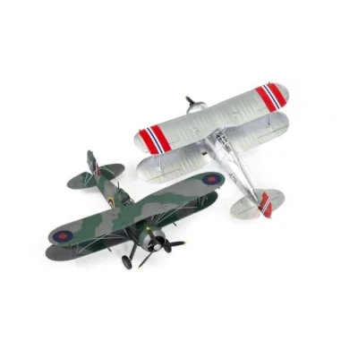 Afbeelding van 1:72 Airfix 02052B Gloster Gladiator Mk.I/II Propeller Vliegtuig Plastic Modelbouwpakket