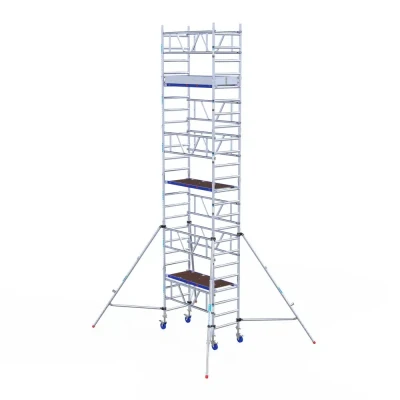 Afbeelding van Eenpersoonssteiger Euroscaffold ONE XL L165xB75 7.20m werkhoogte Houten platformen