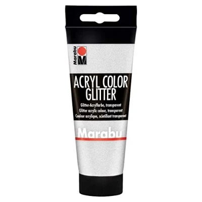 Afbeelding van Acrylcolor 100 ML Glitter Zilver