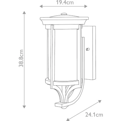 Afbeelding van FEISS Merrill buitenwandlamp in zwart