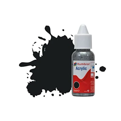 Afbeelding van Humbrol No 21 Black Gloss (4/20) * HADB0021 modelbouwsets, hobbybouwspeelgoed voor kinderen, modelverf en accessoires