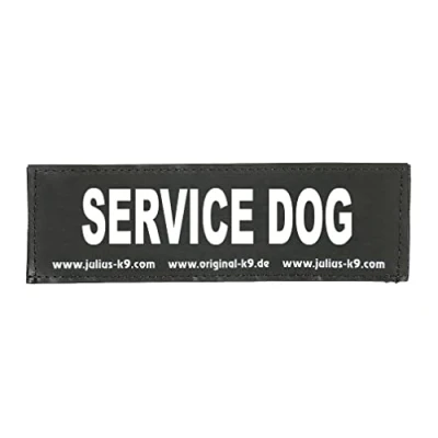 Afbeelding van Julius K9 Verwisselbare haak &amp; lus patches, Service Hond, Baby 1, Zwart