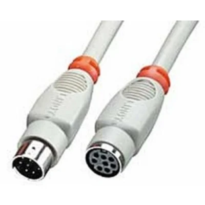 Afbeelding van LINDY Verlengkabel Serieel [1x Mini DIN stekker 1x bus] 2.00 m Grijs