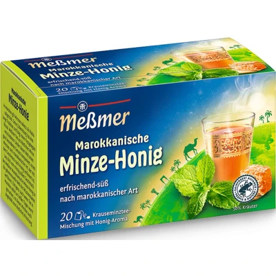 Afbeelding van Messmer Marokkanische Minze Honing 20x 2gr (10 Stuks)
