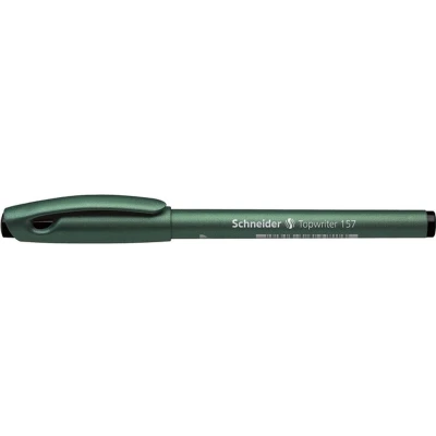 Afbeelding van fineliner Schneider Topwriter 157 0,8 mm zwart doos met 10 stuks