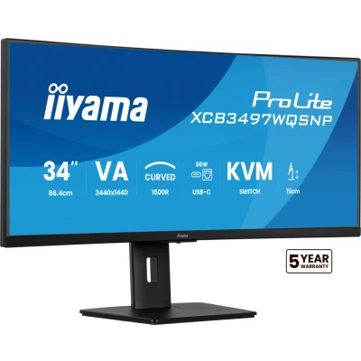 Afbeelding van iiyama Iiya 34 L XCB3497WQSNP B1 120Hz UWQHD VA