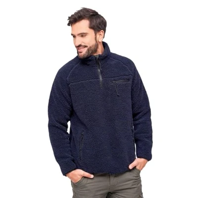 Afbeelding van Brandit Fleece trui, Heren, Maat: XXL, Navy