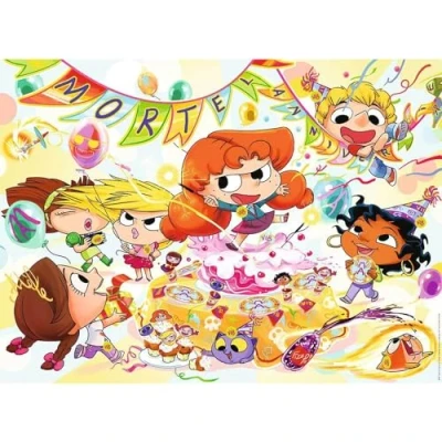 Afbeelding van Puzzel Nathan Mortel Anniversaire Mortelle Adèle 150 Onderdelen