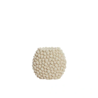Afbeelding van Light&amp;living Vaas deco 32,5x18x28,5 cm RASPBERRY crème