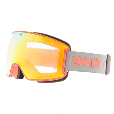 Afbeelding van Sinner BOREAS skibril Oranje Neon Sintrast® Lens