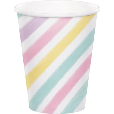 Afbeelding van Eenhoorn Glitter bekers 266ml 8 stuks