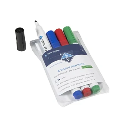 Afbeelding van Boardmarkers, 4 stuks, assorti
