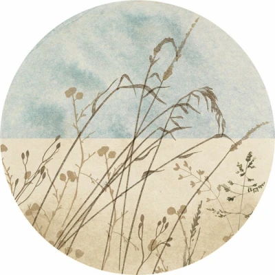 Afbeelding van Komar Fotobehang Gazon 125 x cm (breedte hoogte), rond en zelfklevend (1 stuk)