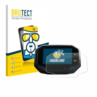 Afbeelding van BROTECT Glas Screen Protector voor Kawasaki Z900 2020 2021 Schermbeschermer [9H Hardheid, Beschermglas Folie niet Gehard Glas]
