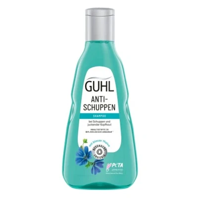 Afbeelding van Guhl Anti roos shampoo inhoud: 250 ml verwijdert effectief haartype: jeukende hoofdhuid Dermatologisch bevestigd voor dames en heren