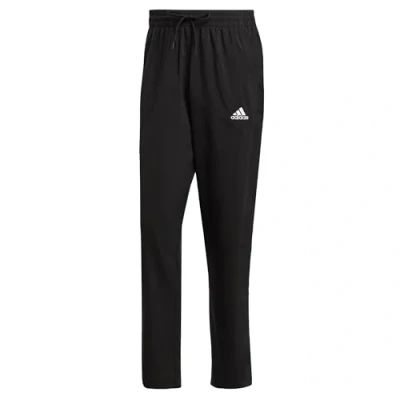 Afbeelding van adidas AEROREADY Essentials Stanford Open Hem Embroidered Small Logo Tracksuit Bottoms, Heren, Black, XXL Tall