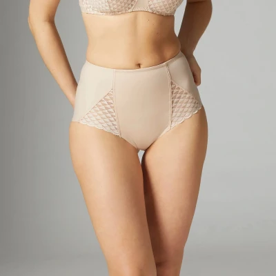 Afbeelding van Simone Pérèle dames Subtile slip met borduring in de kleur Beige, maat: 40