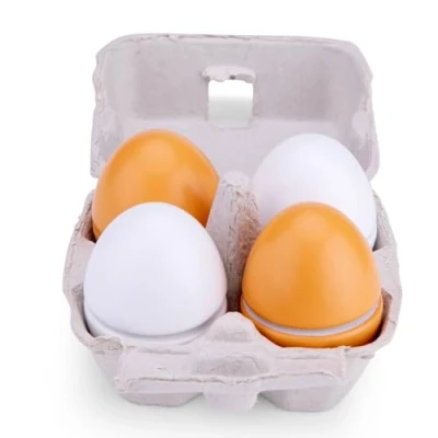 Afbeelding van New Class ic Toys Houten eieren 4 stuks
