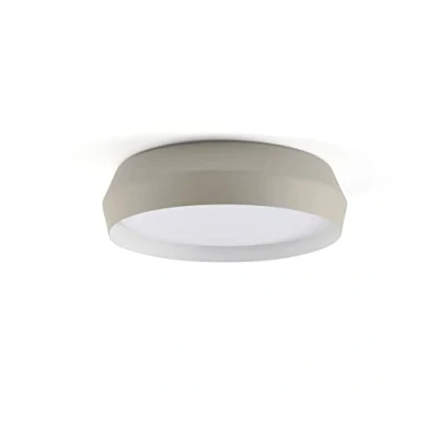 Afbeelding van Faro Shoku 350 Grijze, Witte Wand /Plafondlamp 24W 2700K