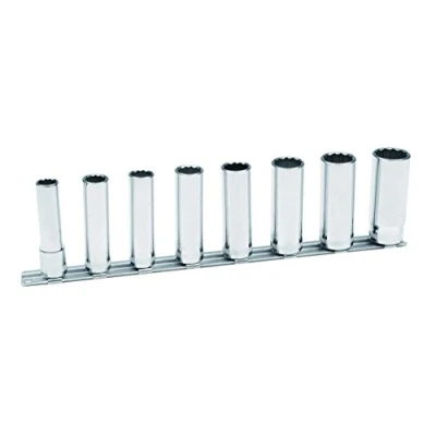 Afbeelding van Bahco 3/8&quot; dopsleutelset op rail 7408MD
