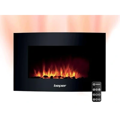 Afbeelding van Beper Sfeerhaard 2000 Watt Open Haard Kachel Afstandsbediening