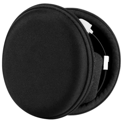 Afbeelding van Geekria Shield koptelefoonhoes compatibel met Koss Porta Pro PP koptelefoonhoes, vervangende reistas harde schaal (zwart)