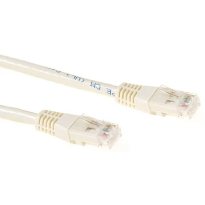 Afbeelding van ACT IB3305 U/UTP CAT6A Patchkabels RJ45 Connectoren Ivoor 5 meter