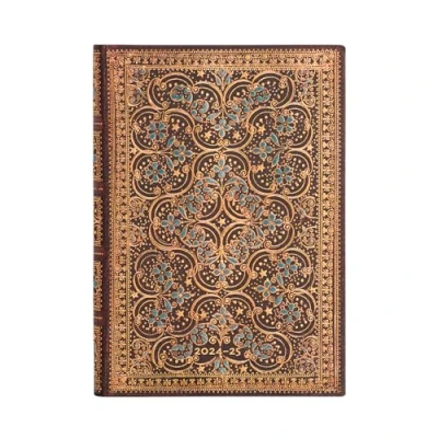 Afbeelding van Paperblanks 18 Month Planners, Restoration, Midi, Horizontal, Elastic Band Closure