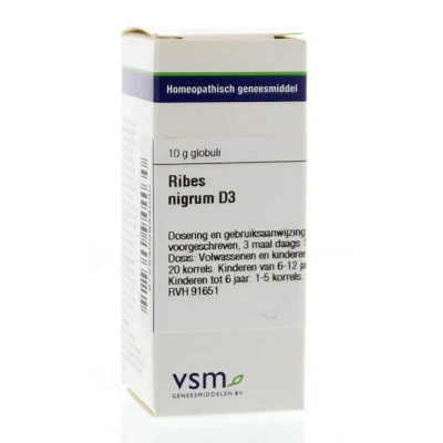 Afbeelding van Vsm Ribes Nigrum D3, 10 gram