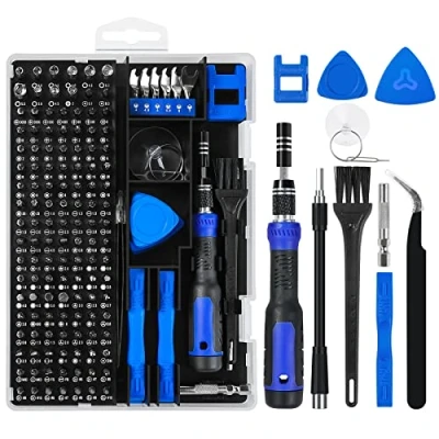 Afbeelding van Schroevendraaierset, 160 in 1 fijnmechanica, gereedschapsset met flexibele as, schroevendraaier voor laptop, tablet, horloge, camera, bril