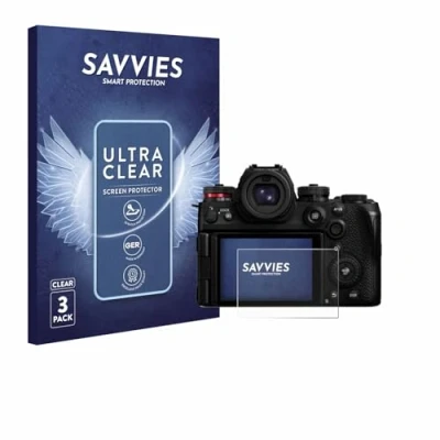 Afbeelding van Savvies Screenprotector voor Panasonic Lumix DC S1IIE Folie Beschermfolie transparant (6 Stuks)