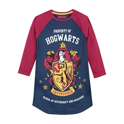Afbeelding van Harry Potter Gryffindor nachthemden voor meisjes multicolor, maat: 140