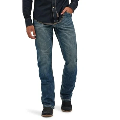 Afbeelding van Wrangler Heren Retro Slim Fit Boot Cut Jeans, Layton, 32W / 32L