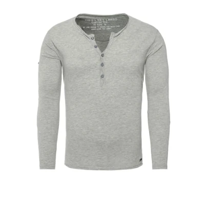 Afbeelding van KEY LARGO MLS Ginger T shirt voor heren, Silver Mel. (1108), 3XL