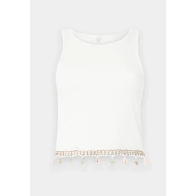 Afbeelding van ONLY Onlshelly LIFE Top Cloud dancer, Dames, Maat: Large, dancer