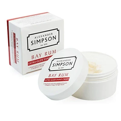 Afbeelding van Alexander Simpson Est. 1919 scheercrème Bay Rum 180ml