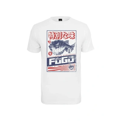 Afbeelding van Mister TEE FUGU Tshirt print, Heren, Maat: Small, White