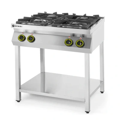 Afbeelding van Gasfornuis Kitchen Line 4 pits open standaard