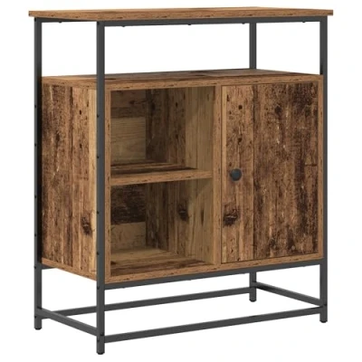 Afbeelding van vidaXL Dressoir Oude hout MDF en Metaal Medium Opslag Buffetkast