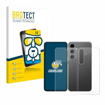 Afbeelding van BROTECT Glas Screen Protector voor Samsung Galaxy S24 (Voor+Achter) Schermbeschermer [9H Hardheid, Beschermglas Folie niet Gehard Glas]