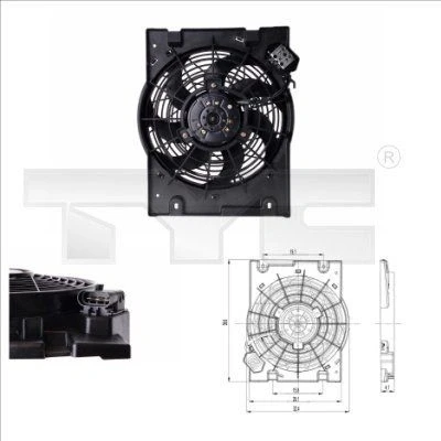 Afbeelding van TYC Ventilatorwiel motorkoeling 825 0014