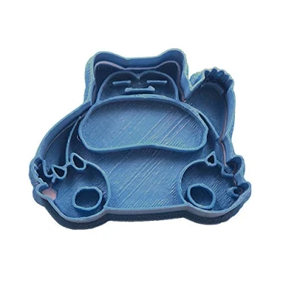 Afbeelding van Cuticuter Snorlax Pokemon uitsteekvorm, blauw, 8 x 7 1,5 cm