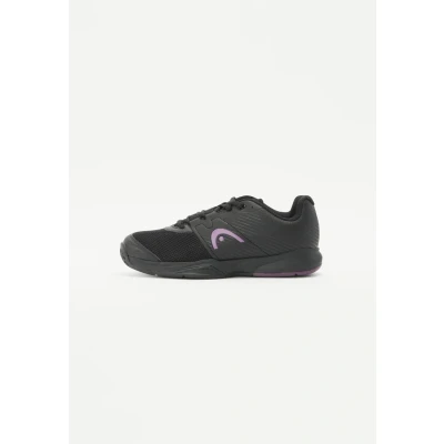 Afbeelding van Head Revolt Court Sneakers laag, Dames, Maat: 38, Black/plum Imitatieleer/ textiel