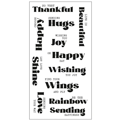 Afbeelding van Sizzix Clear Stamps Set 12PK Good Vibes #4 door Pete Hughes 665911 Hoofdstuk 2 2022