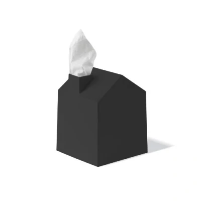 Afbeelding van Umbra 023340 040 Casa zakdoekdispenser, kunststof, zwart