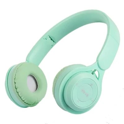 Afbeelding van KEALBAUS Bluetooth Hoofdtelefoon Y08 Draadloze Draagbare Opvouwbare Kids Groen