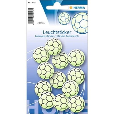 Afbeelding van Herma 15025 Stickers Glow in the dark Voetbal mini