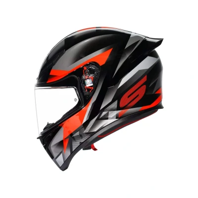 Afbeelding van AGV K1 S Motorhelm Fastlap grijs zwart rood Maat L